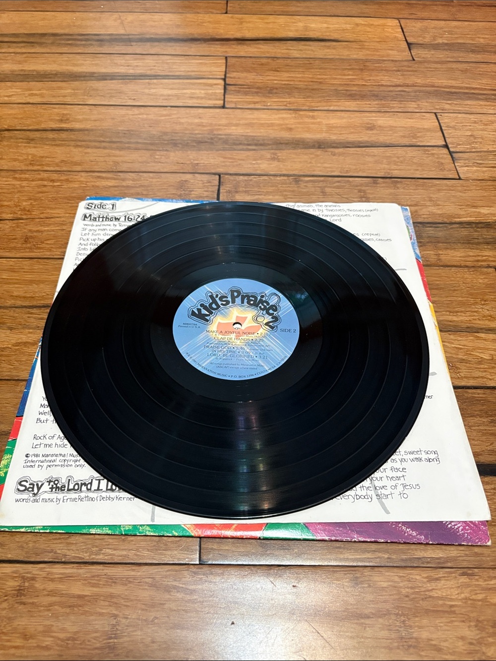 Kids Praise 2 A Joyfulliest Noise Vinyl LP Maranatha Music 1981 - Picture 5 of 7